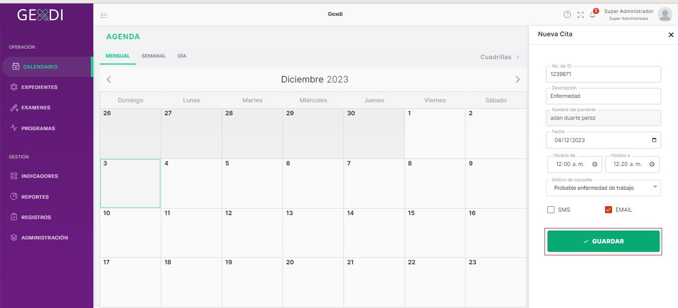 Calendario