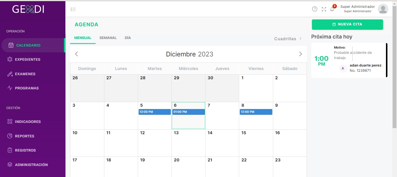 Calendario