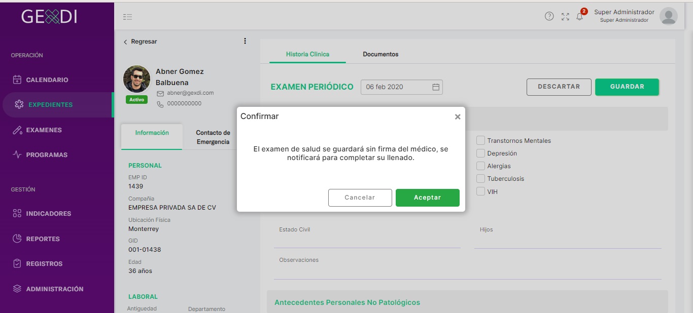 Expedientes